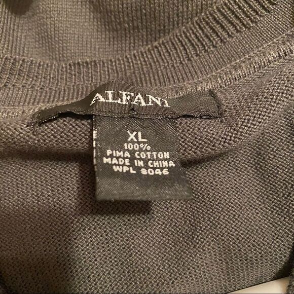 Alfani Grey Pullover Casual Sweater - Picture 8 of 8